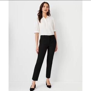 Ann Taylor NWOT “The Slim” black trouser pants size 8 p
